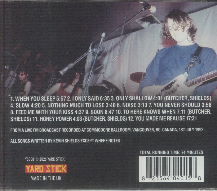 my bloody valentine 仏プロモオンリー CD 1992 美品 MY BLOODY VALENTINE - Vancouver 1992 CD at Juno Records.