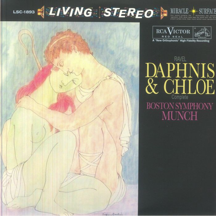 Maurice Ravel | Charles Munch | Boston Symphony Orchestra – Daphnis & Chloe vinyl cover