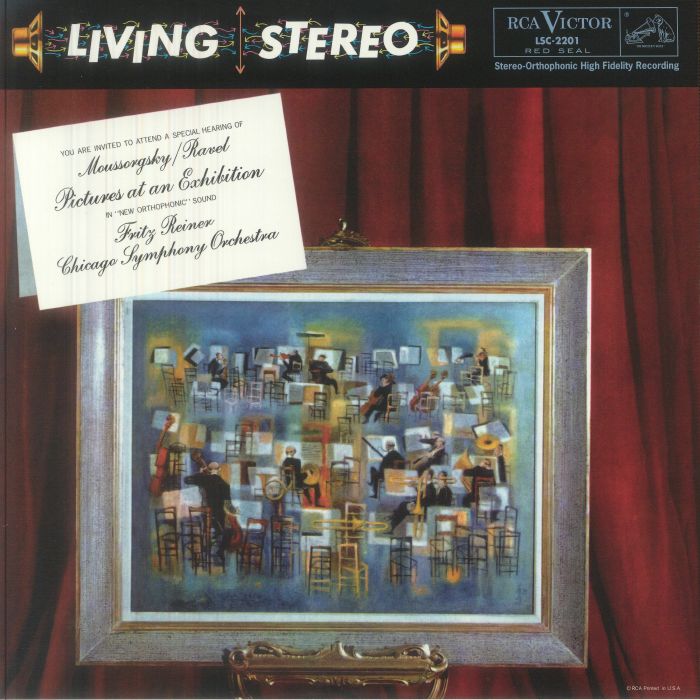 Modest Mussorgsky | Maurice Ravel | Fritz Reiner.chicago Symphony Orchestra – Pictures At An Exhibition vinyl cover