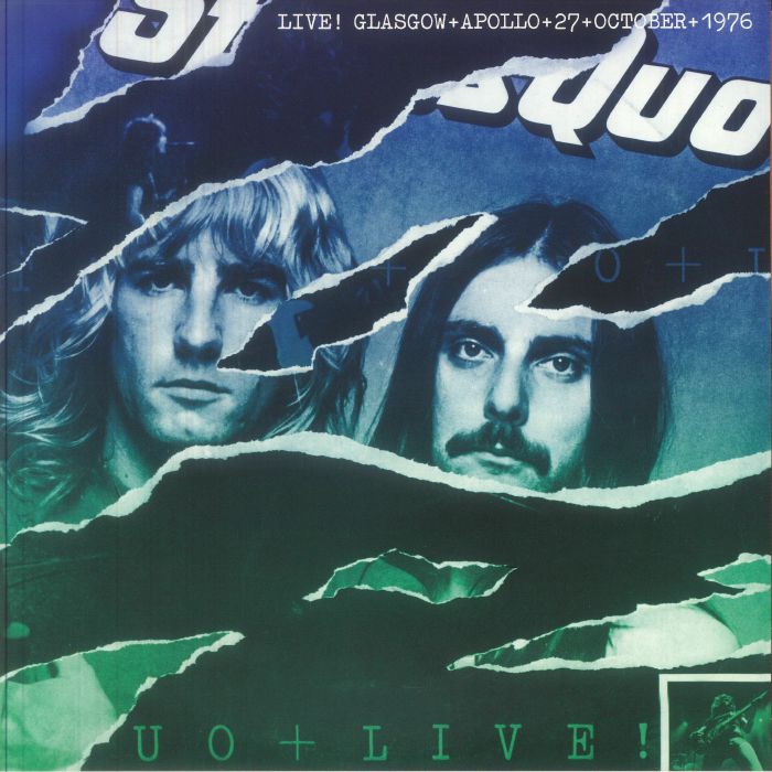 Status Quo – Live In Glasgow vinyl cover