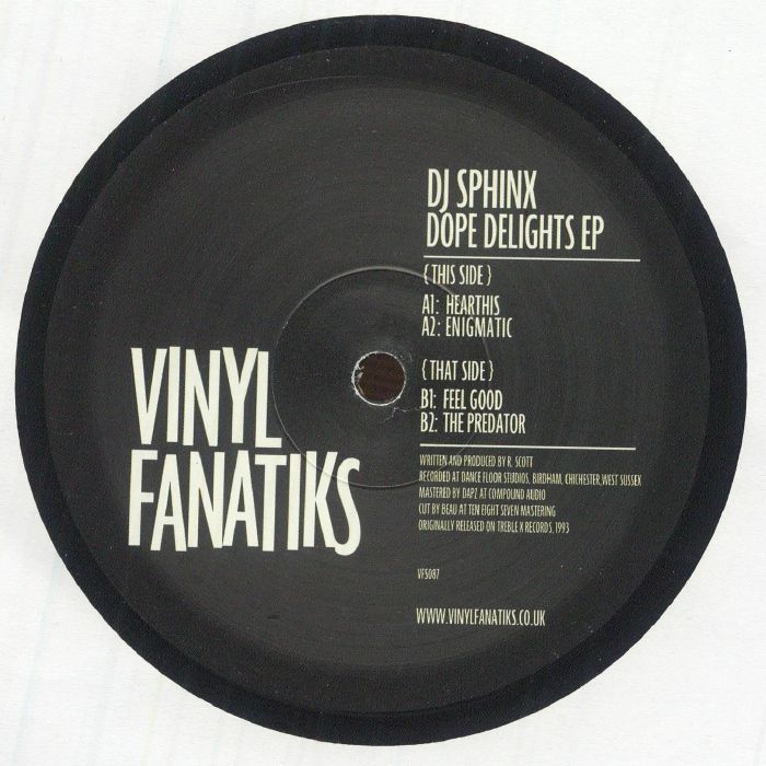 DJ Sphinx – Dope Delights EP vinyl cover