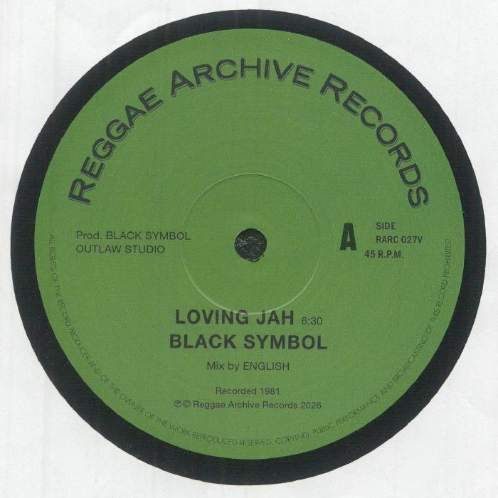Black Symbol – Loving Jah vinyl cover