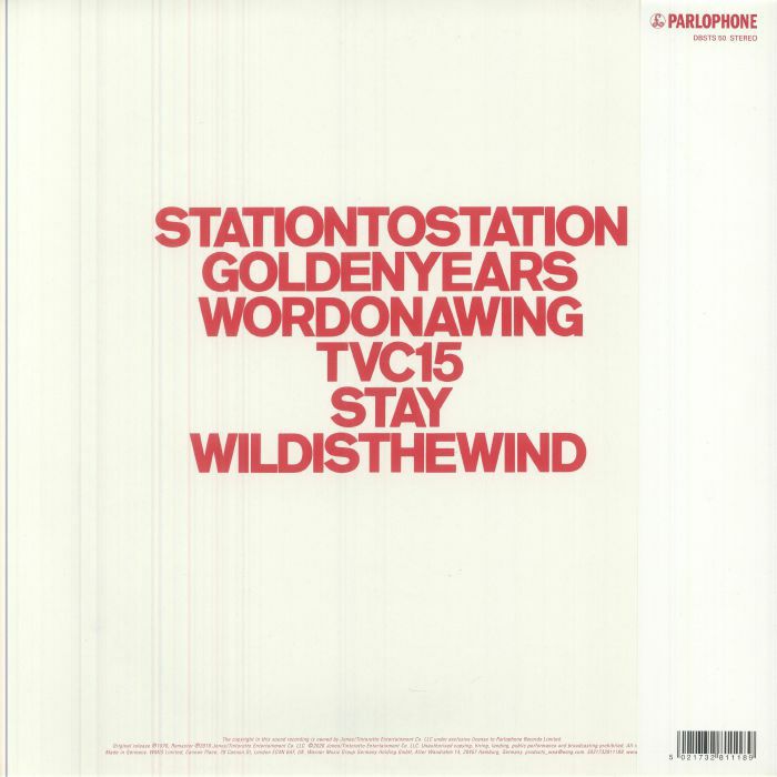 David BOWIE - Station To Station (50th Anniversary Edition) (half speed ...