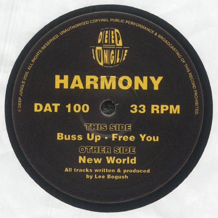 Harmony – New World EP vinyl cover