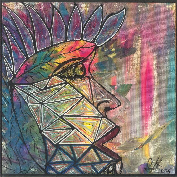Cristi Klebleev – Mentally Unstable Rocket EP vinyl cover