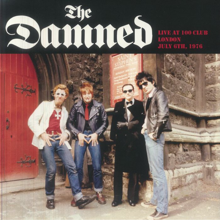 The Damned – Live At The 100 Club London July 6th 1976 vinyl cover