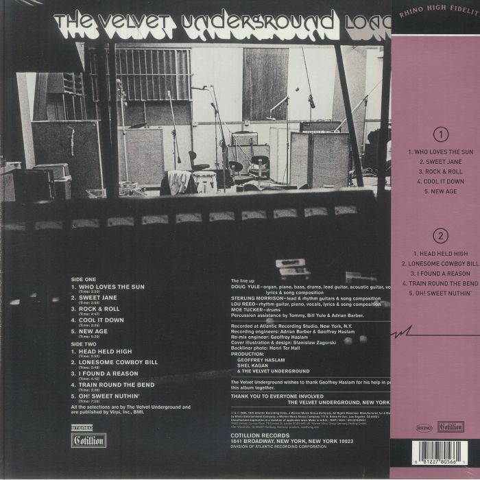 The VELVET UNDERGROUND - Loaded (Rhino High Fidelity series) Vinyl at ...