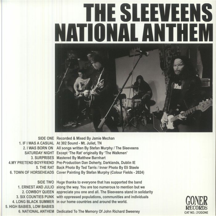 The SLEEVEENS - National Anthem レコード at Juno Records.