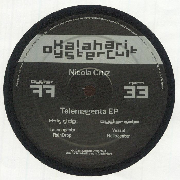 Nicola Cruz – Telemagenta EP vinyl cover