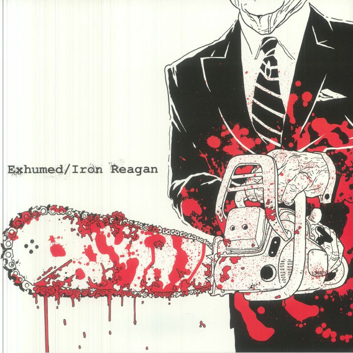 Exhumed | Iron Reagan – Split vinyl cover
