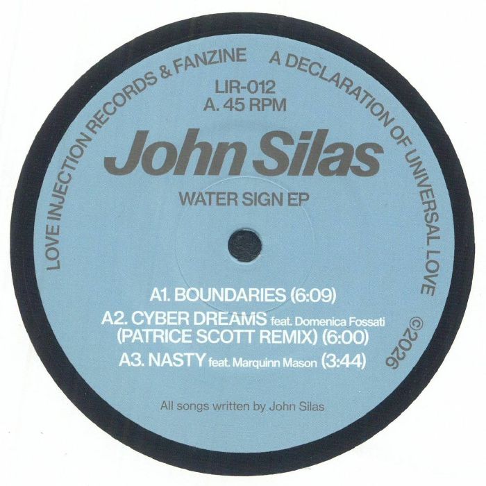 John Silas – Water Sign vinyl cover