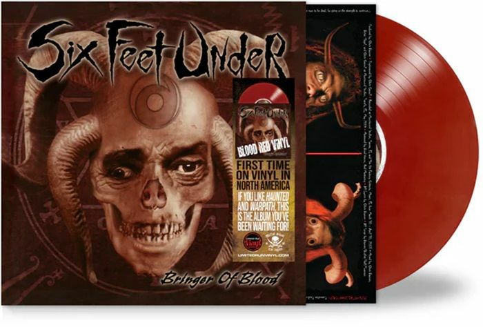 Six Feet Under – Bringer Of Blood vinyl cover