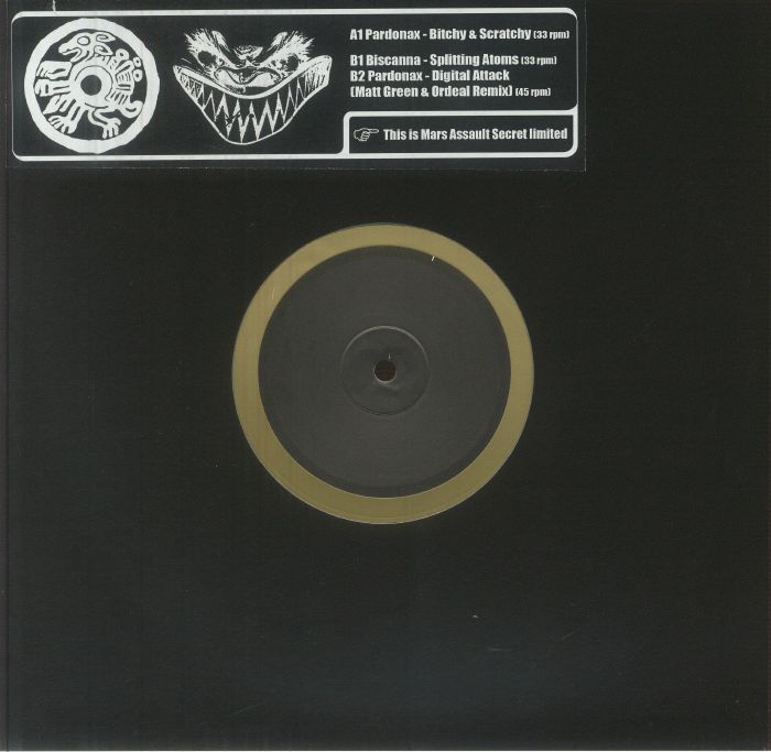 Pardonax | Biscanna – Mars Assault Secret Limited vinyl cover