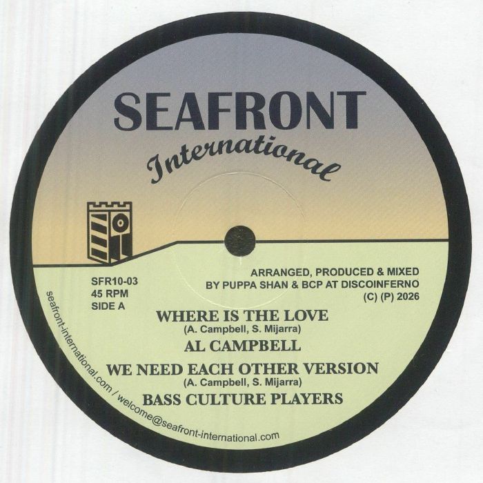 Al Campbell | Bass Culture Players – Where Is The Love vinyl cover