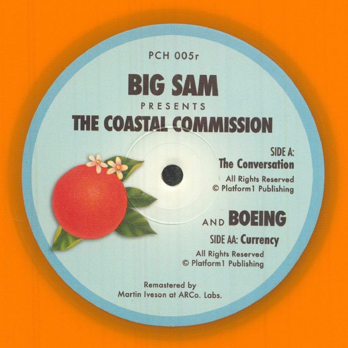 The COASTAL COMMISSION / BOING – The Conversation (reissue) vinyl cover