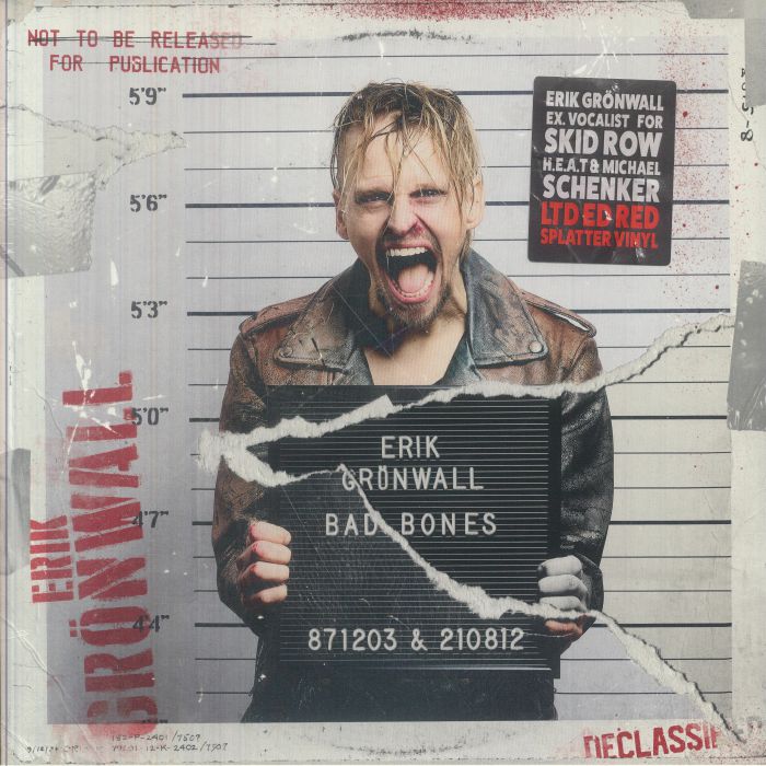Erik Gronwall – Bad Bones vinyl cover