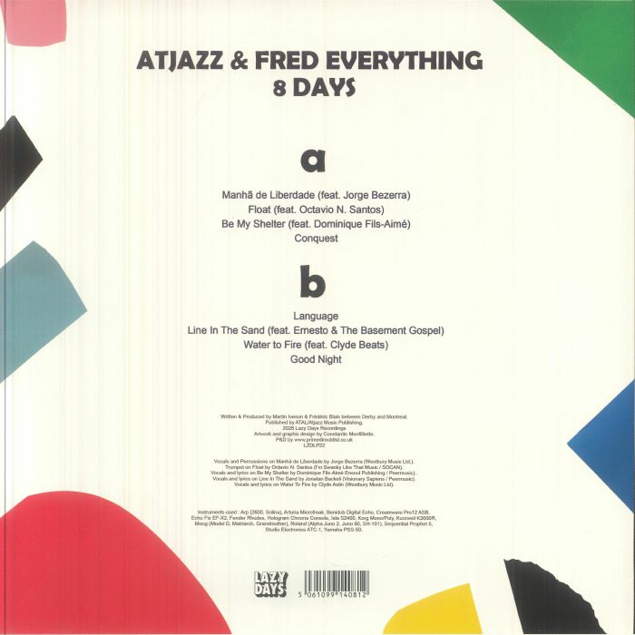 ATJAZZ/FRED EVERYTHING - 8 Days レコード at Juno Records.