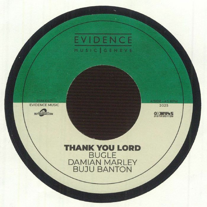 THANK YOU LORD 7インチ DAMIAN MARLEY BUJU BUGLE/DAMIAN MARLEY/BUJU BANTON/808 DELAVEGA - Thank You Lord
