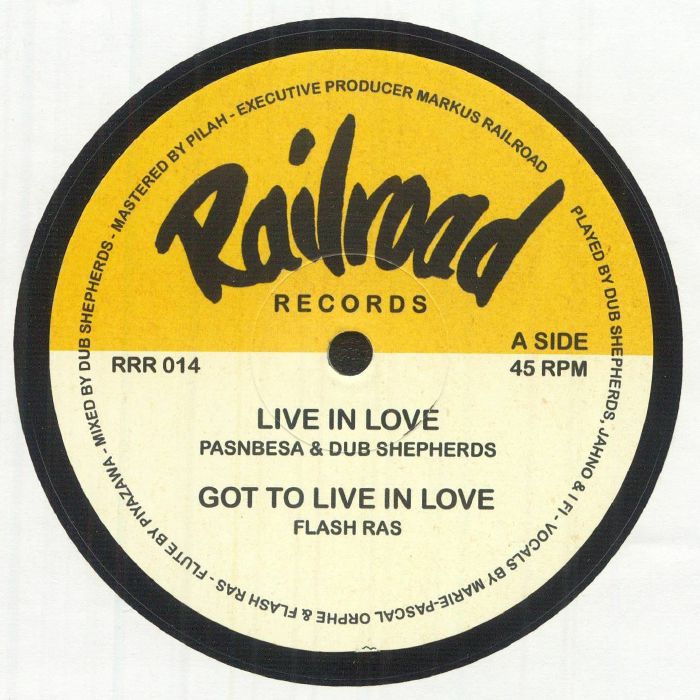 Pasnbesa | Dub Shepherds | Flash Ras | Piyazawa – Live In Love vinyl cover