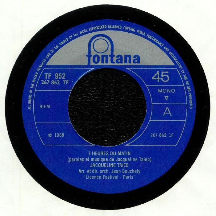 Jaqueline Taieb – 7 AM vinyl cover