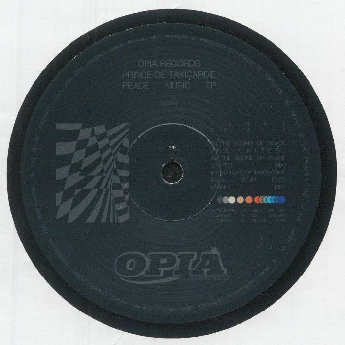 Prince De Takicardie – Peace Music EP vinyl cover