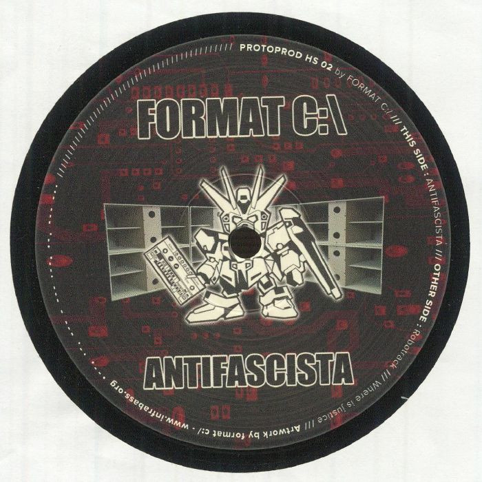 Format C | Zebes Omega Soundsystem – Antifascista vinyl cover