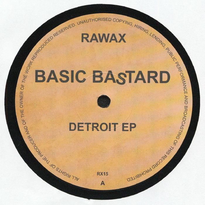 Basic Bastard | Orlando Voorn – Detroit EP vinyl cover