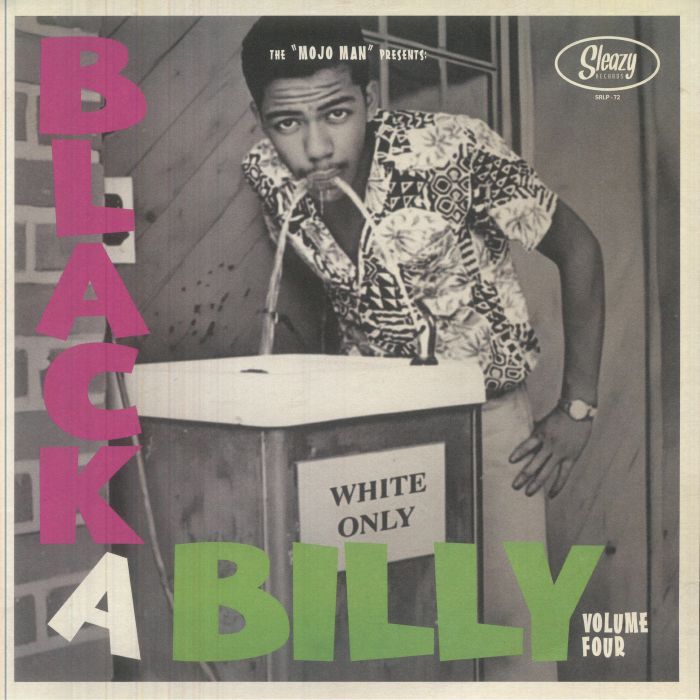 The Mojo Man – Black A Billy Vol 4 vinyl cover