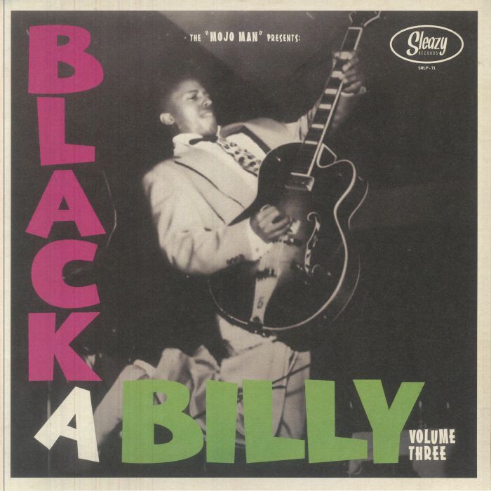 The Mojo Man – Black A Billy Vol 3 vinyl cover