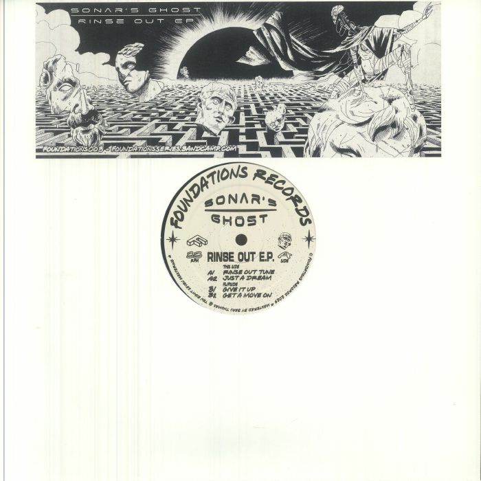 Sonar's Ghost – Rinse Out EP vinyl cover
