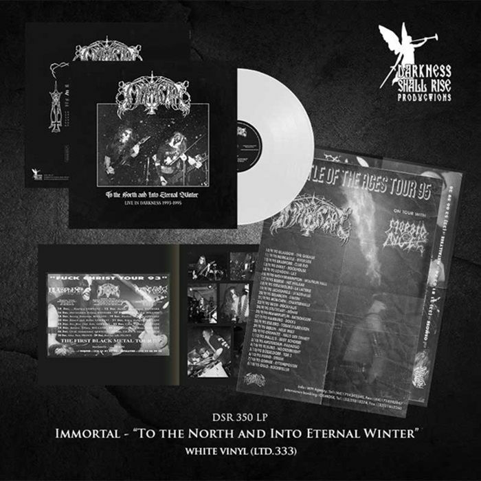 Immortal – To The North & Into Eternal Winters: Live In Darkness 1993-1995 vinyl cover
