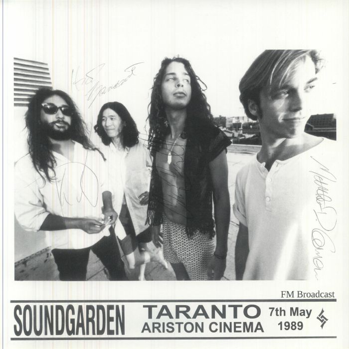Soundgarden – Taranto Ariston Cinema 7th May 89: FM Broadcast vinyl cover