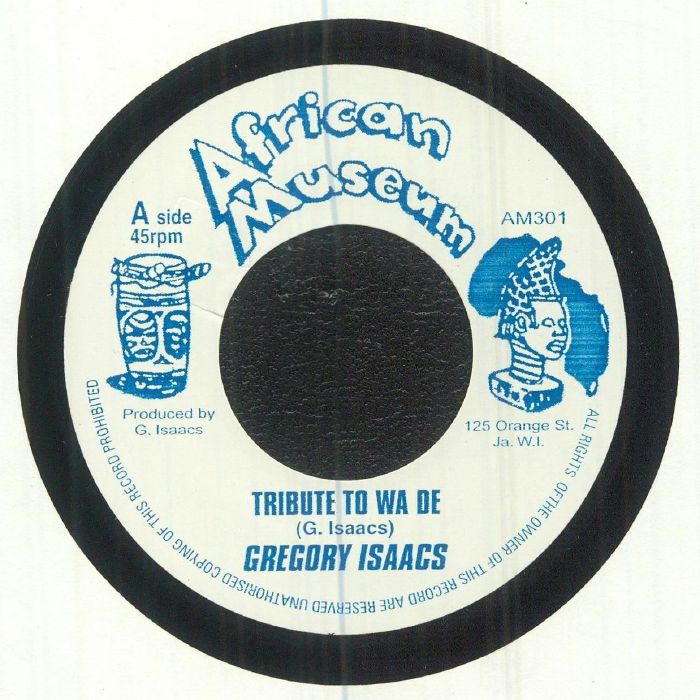 Gregory Isaacs – Tribute To Wa De vinyl cover