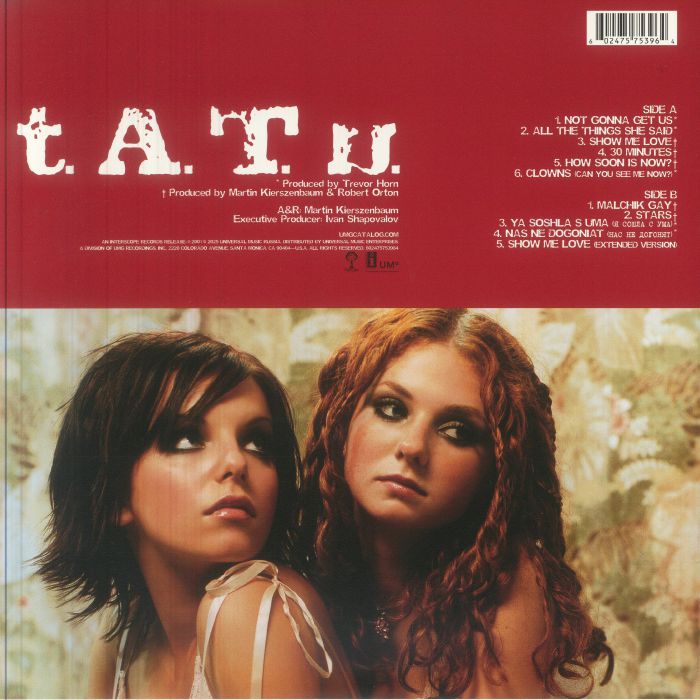 TATU - 200 Km/h In The Wrong Lane (reissue) Vinyl at Juno Records.