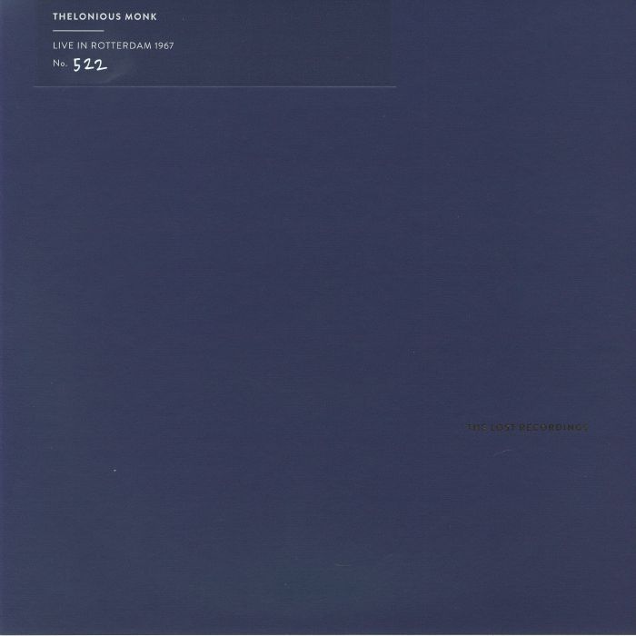 Thelonious Monk – Live In Rotterdam 1967 (Sapphire Edition) vinyl cover
