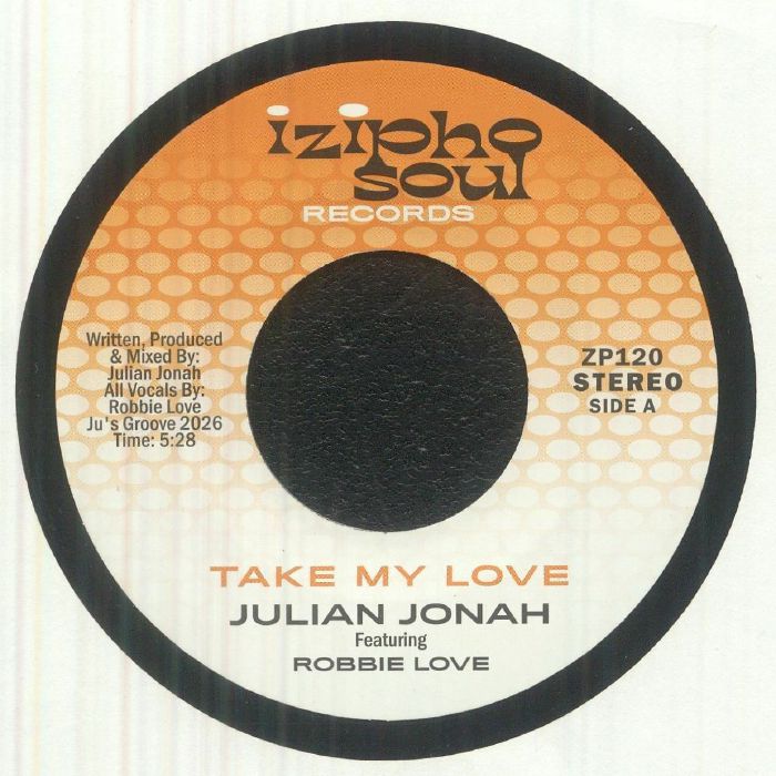 Julian JONAH feat ROBBIE LOVE - Take My Love Vinyl at Juno Records. Julian JONAH feat ROBBIE LOVE - Take My Love Vinyl at Juno Records.