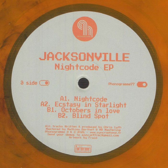 Jacksonville – Nightcode EP vinyl cover