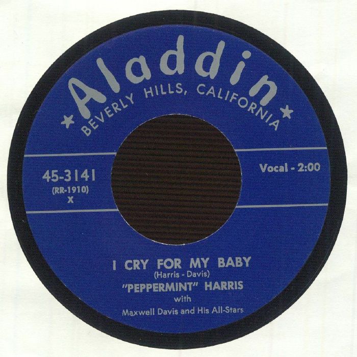 Peppermint Harris | Maxwell Davis & His All Stars – I Cry For My Baby vinyl cover