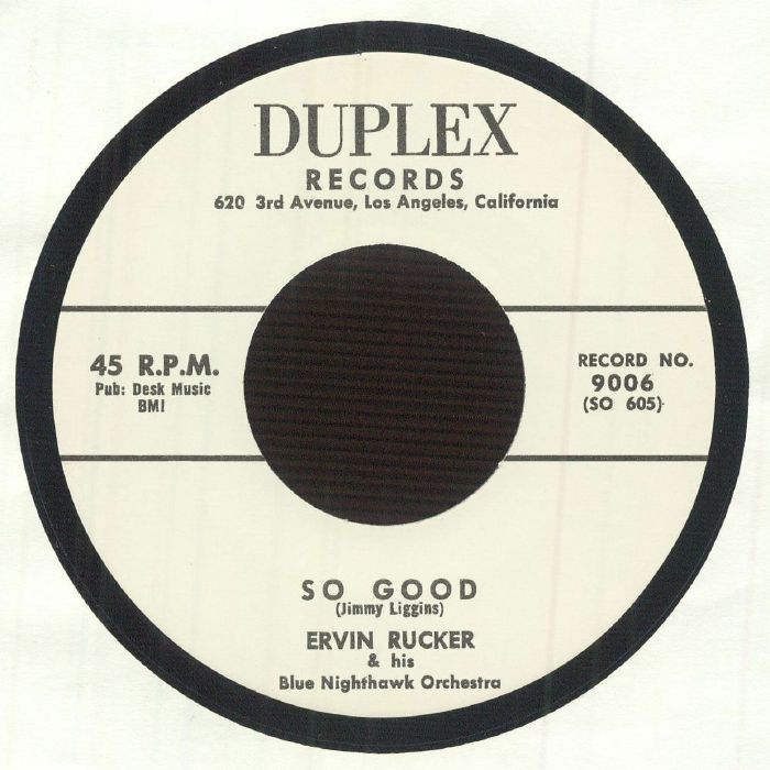 Ervin Rucker – So Good vinyl cover