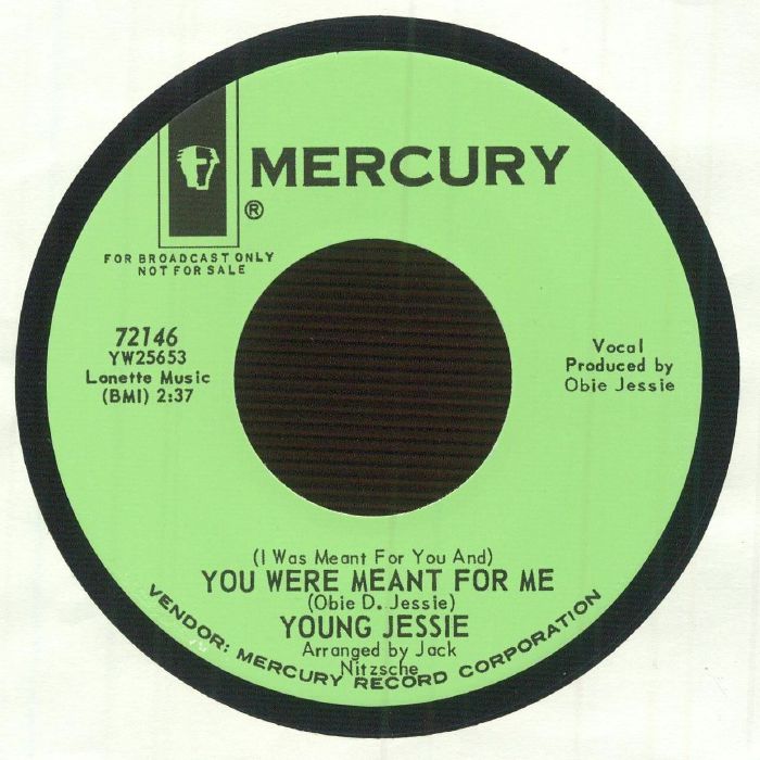 Young Jessie – You Were Meant For Me vinyl cover