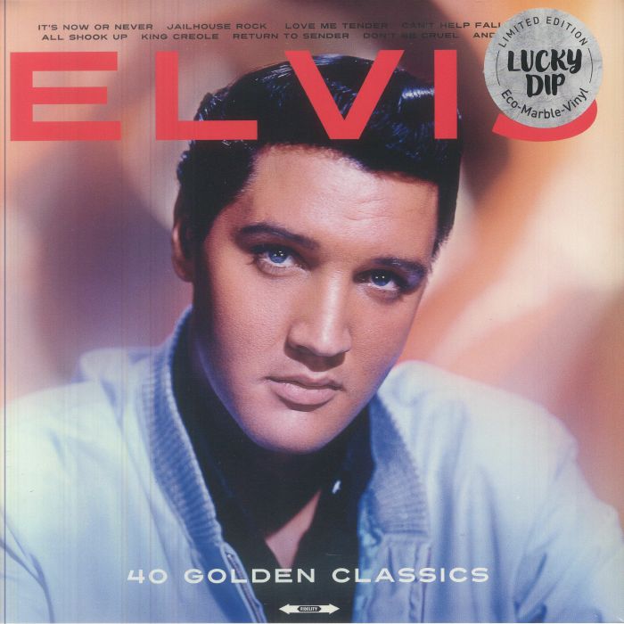 Elvis Presley – 40 Golden Classics vinyl cover