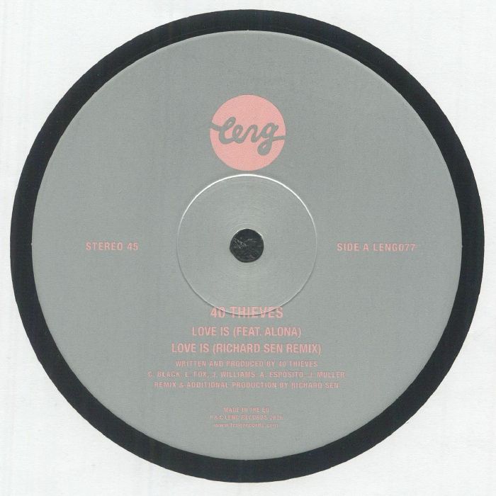 40 THIEVES feat ALONA - Love Is Vinyl at Juno Records.