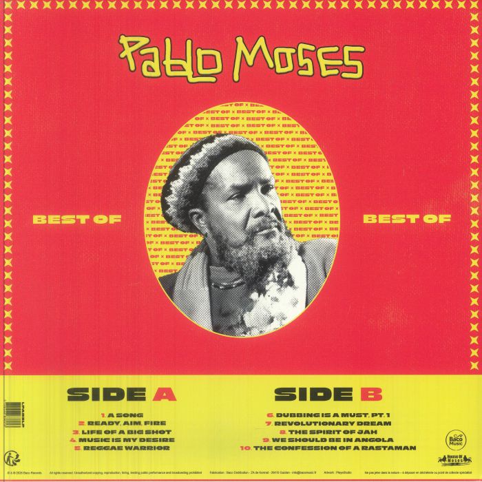 Pablo Moses – Best Of Pablo Moses vinyl cover