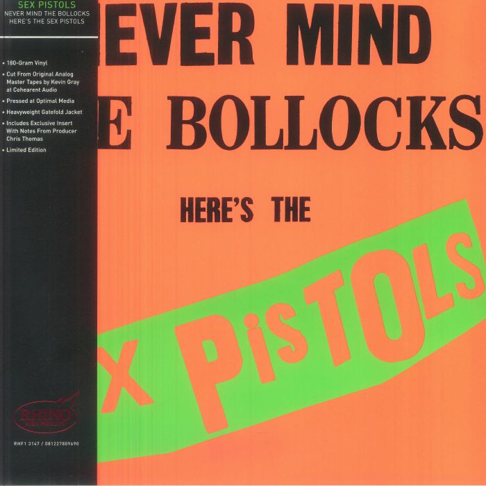SEX PISTOLS - Never Mind The Bollocks Here's The Sex Pistols