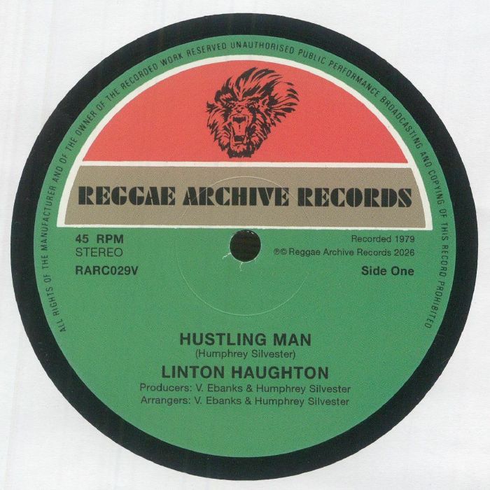 Linton Haughton – Hustling Man vinyl cover
