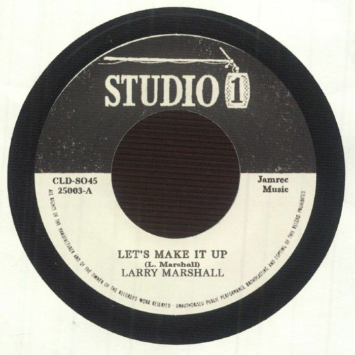 Larry Marshall | Burning Spear – Let's Make It Up vinyl cover
