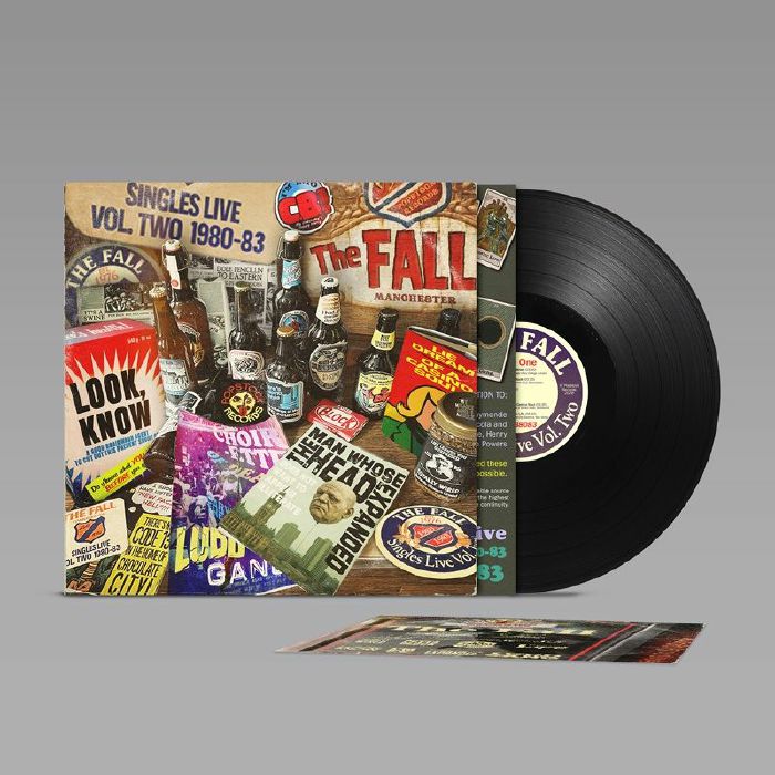 The Fall – Singles Live Vol 2: '80-'83 vinyl cover