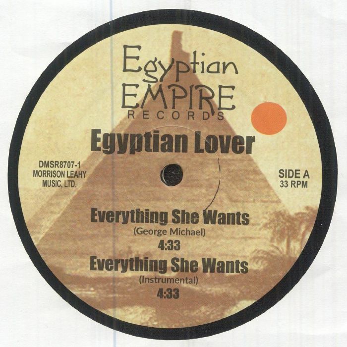 The Egyptian Lover – Everything She Wants vinyl cover