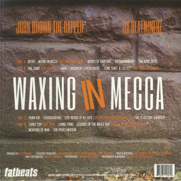 JOHN BROWN THE RAPPER/DA BEATMINERZ - Waxing In Mecca Vinyl at