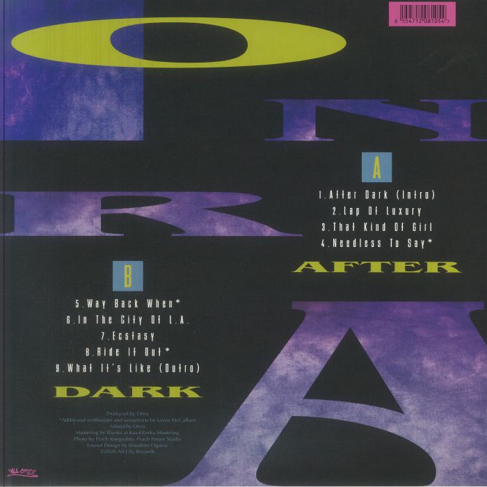ONRA - After Dark (Soundtrack) レコード at Juno Records.